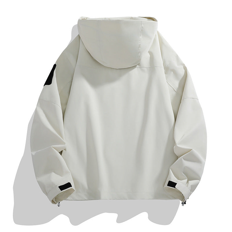 Shell Jacket Casual Hooded Outdoor Mountaineering Jacket