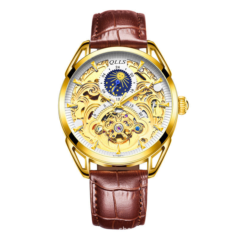 Mechanical watch fully automatic dial