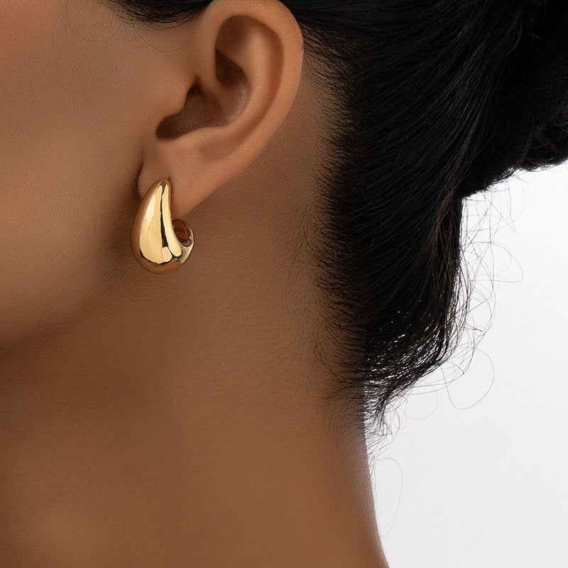 Drop-shaped Women's Ear Studs